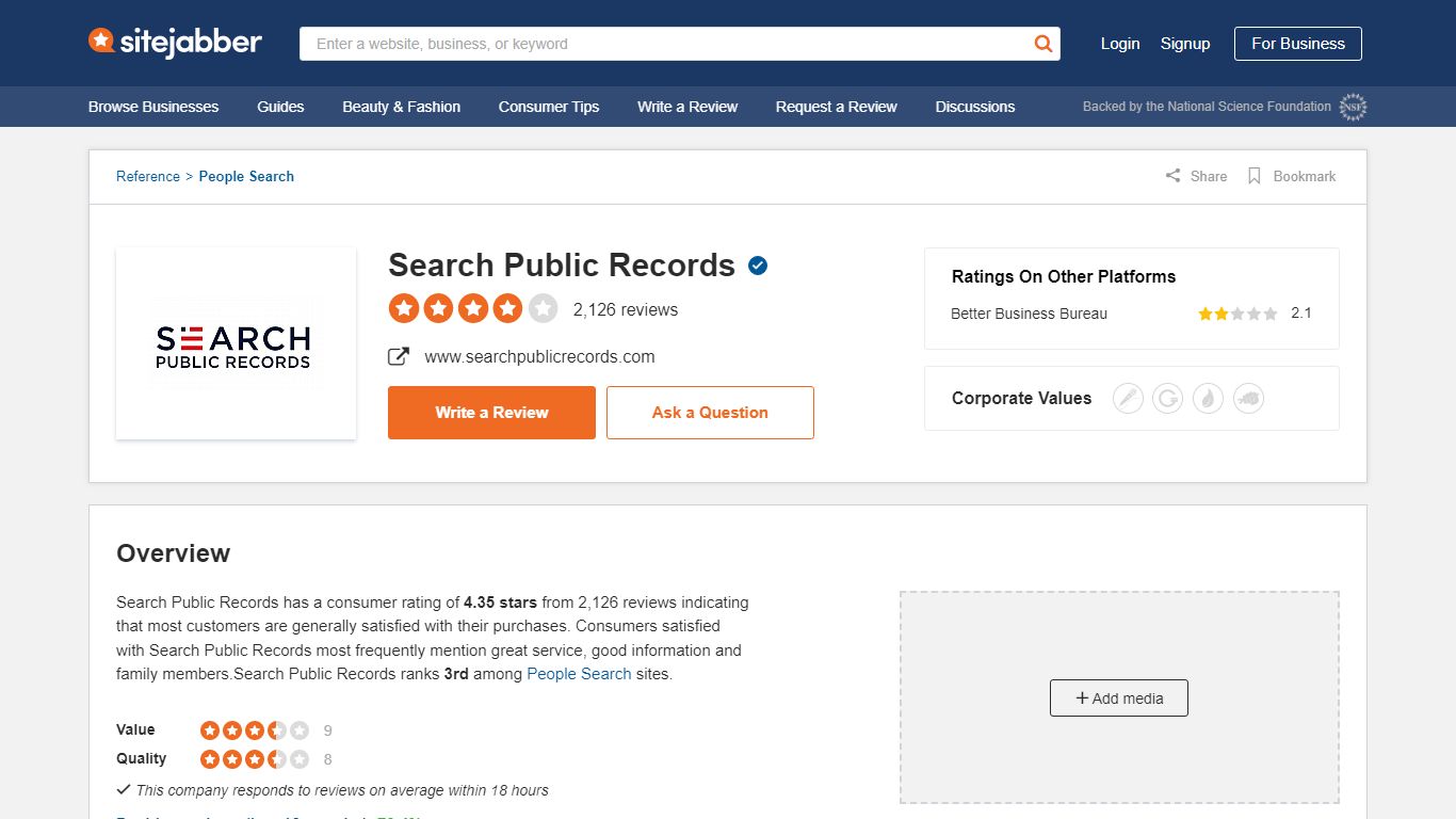 Search Public Records - Sitejabber